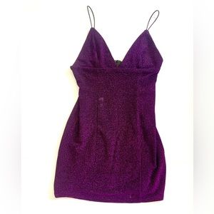 Glitter Violet Dress
